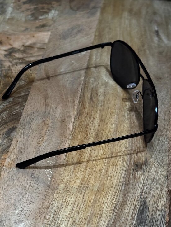 Quay Australia Vivienne Aviator Sunglasses, Black Smoke main image 6